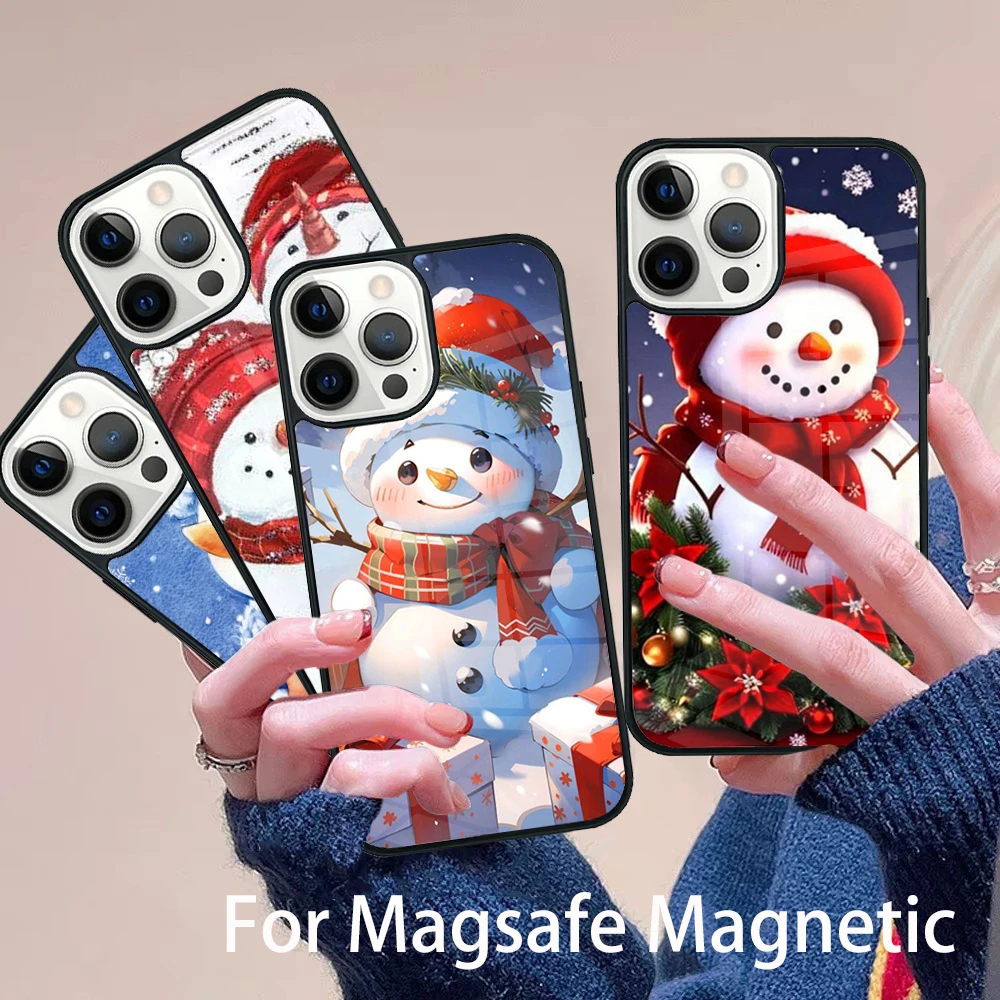 Christmas Snowman Penguin Santa Reindeer Phone Case Magesafe Magnetic Wireless Cover For IPhone 16 11 12 13 14 15 Pro Max Plus
Christmas Snowman Penguin Santa Reindeer Phone Case Magesafe Magnetic Wireless Cover For IPhone 16 11 12 13 14 15 Pro Max Plus