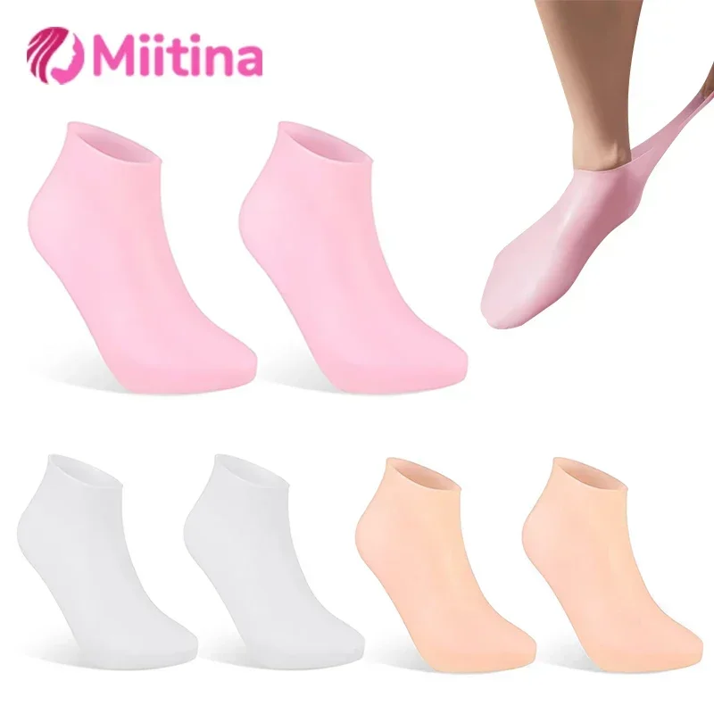 1 Pack Moisturizing Silicone Gel Socks for Dry Cracked Feet Nourishing Skin Lubricating Foot Care Massage Moisturizing Gel Socks
1 Pack Moisturizing Silicone Gel Socks for Dry Cracked Feet Nourishing Skin Lubricating Foot Care Massage Moisturizing Gel Socks