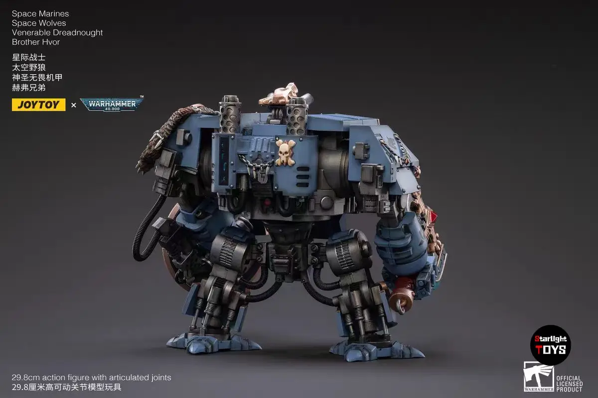 【24-Hour Shipping】JOYTOY Warhammer 40K Space Marines Space Wolves Venerable Dreadnought Brother Hvor 1/18 Action Figure
【24-Hour Shipping】JOYTOY Warhammer 40K Space Marines Space Wolves Venerable Dreadnought Brother Hvor 1/18 Action Figure