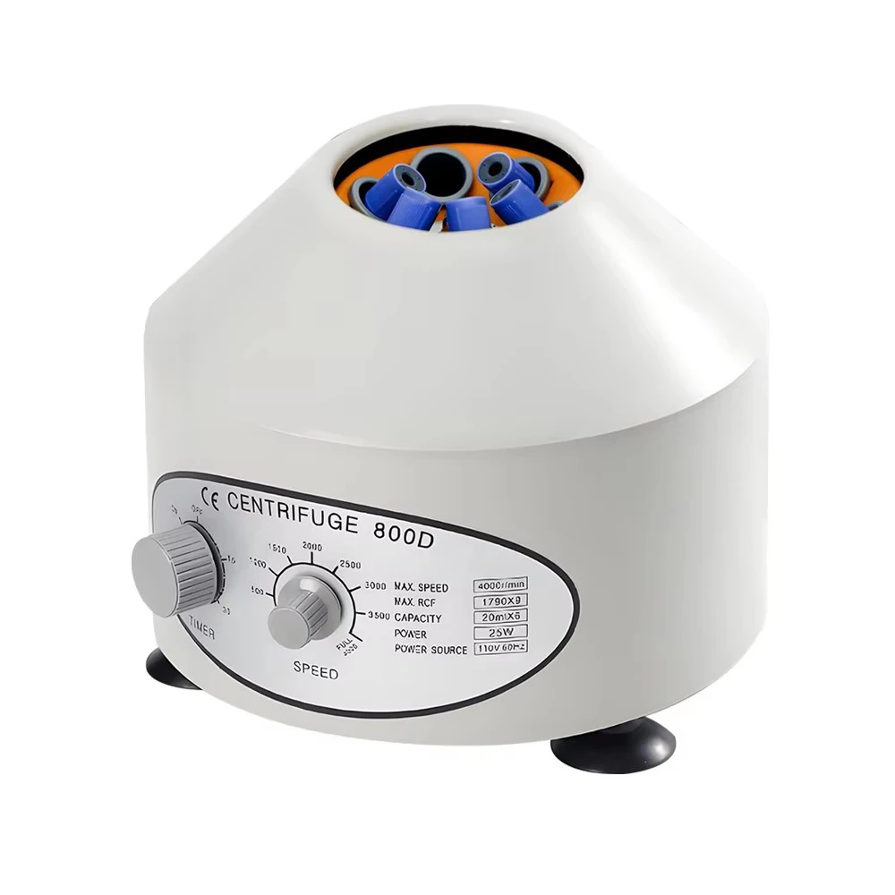 Laboratory Electric Centrifuge 4000rpm 1790xg 6*10ml Plasma Serum PRP PRF Separate Machine AC 220V Timer Low Speed Centrifuge
Laboratory Electric Centrifuge 4000rpm 1790xg 6*10ml Plasma Serum PRP PRF Separate Machine AC 220V Timer Low Speed Centrifuge