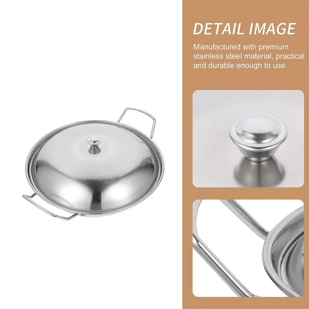 Anti Overflow Bar Tripod Pot Skillet Pan Stir Fry Cooking Pots Stainless Steel Lid Daily Use Kitchen Cookware
Anti Overflow Bar Tripod Pot Skillet Pan Stir Fry Cooking Pots Stainless Steel Lid Daily Use Kitchen Cookware