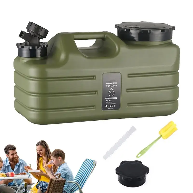 Water Storage Container 5L Water Tank Outdoor Container Portable Water Bucket Drink Dispenser With Large Spout For Camping
Water Storage Container 5L Water Tank Outdoor Container Portable Water Bucket Drink Dispenser With Large Spout For Camping