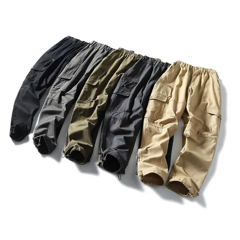 Мужские рабочие брюки с эластичной резинкой на талии, прямые повседневные хлопковые брюки, молодежные брюки цвета хаки, однотонный принт, весенний сезон
Мужские рабочие брюки с эластичной резинкой на талии, прямые повседневные хлопковые брюки, молодежные брюки цвета хаки, однотонный принт, весенний сезон