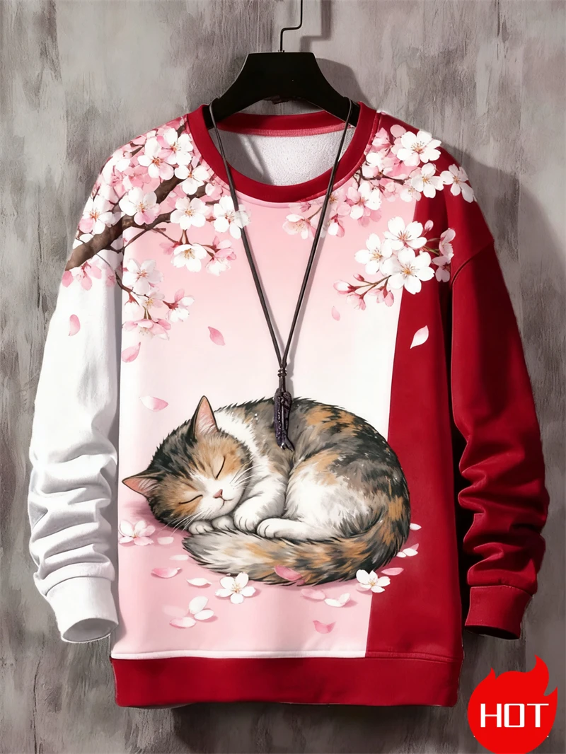 Autumn New Men's 3D Japanese Style Print Sweatshirts Men's And Women's Casual Fashion Crew Neck Pullover Streetwear Men's Tops
Autumn New Men's 3D Japanese Style Print Sweatshirts Men's And Women's Casual Fashion Crew Neck Pullover Streetwear Men's Tops