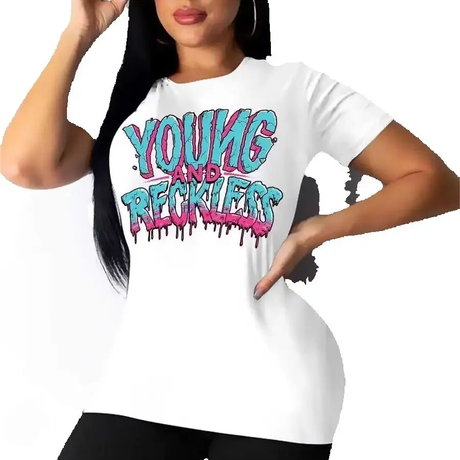 Women's Short-sleeved T-shirt Black Fashion Print Instagram Base Aesthetic Clothes Women Clothing Summer polyester fabric
Women's Short-sleeved T-shirt Black Fashion Print Instagram Base Aesthetic Clothes Women Clothing Summer polyester fabric