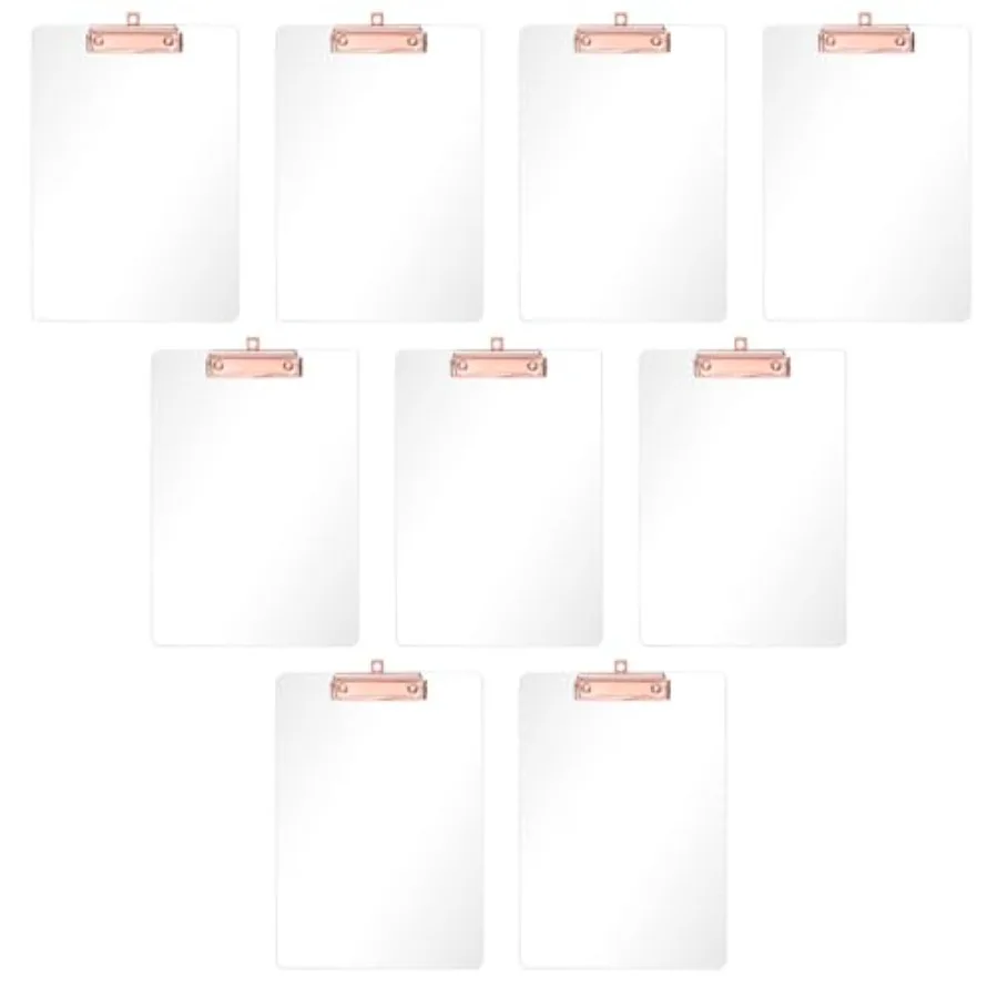 Acrylic Clear Clipboards.x Plastic Clipboard with Gold Strong Clip Hidden Hanging Hole A Letter Size Clipboards for Nurses Doct
Acrylic Clear Clipboards.x Plastic Clipboard with Gold Strong Clip Hidden Hanging Hole A Letter Size Clipboards for Nurses Doct