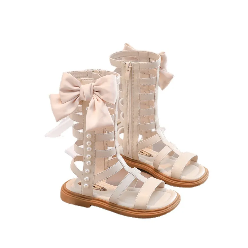 2023 Summer New Fashion Hollow out Girls' Bow Tie Children's Roman Sandals Open Toe High Top Sandals Princess Shoes
2023 Summer New Fashion Hollow out Girls' Bow Tie Children's Roman Sandals Open Toe High Top Sandals Princess Shoes