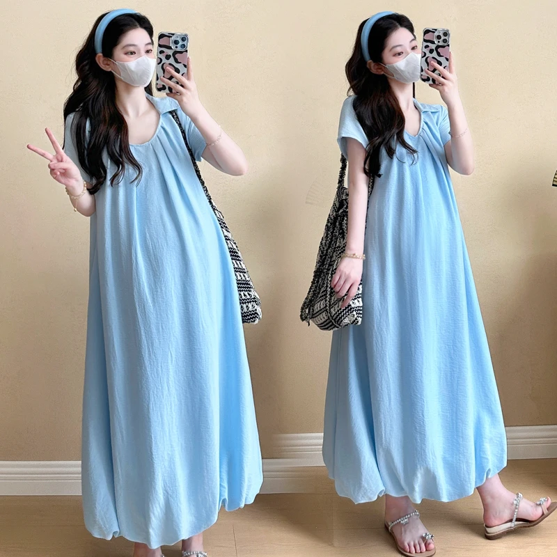25SS Summer Korean Fashion Maternity Long Dress Elegant Sweet Loose A Line Clothes for Pregnant Women Youth Pregnancy Hemline
25SS Summer Korean Fashion Maternity Long Dress Elegant Sweet Loose A Line Clothes for Pregnant Women Youth Pregnancy Hemline