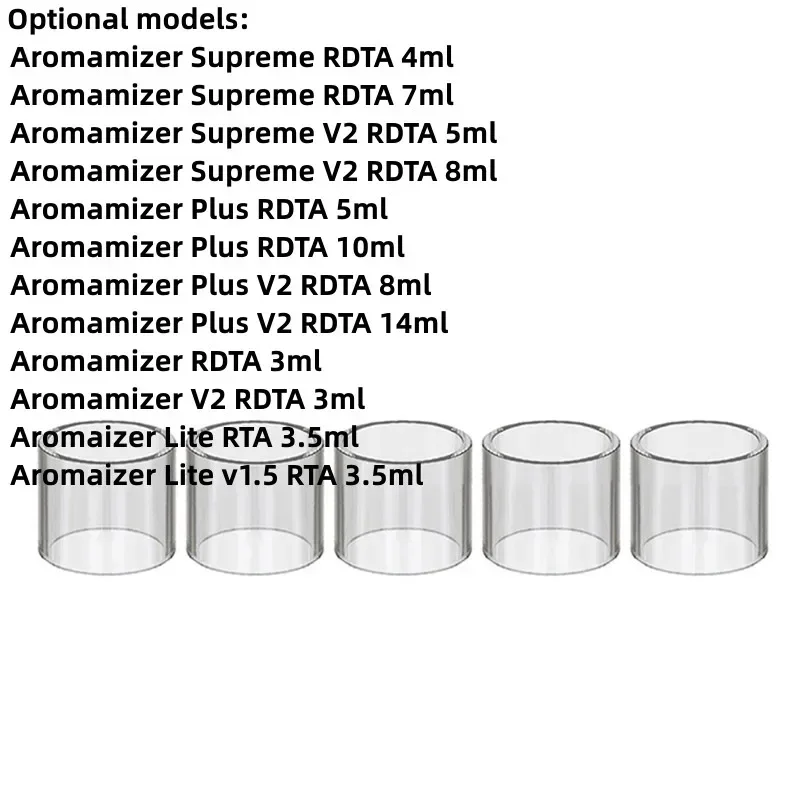 5 шт., мерный стакан с прямым стеклом для аромамазера Steam Crave RDTA/V2 RDTA/Plus RDTA/Lite v1.5 RTA, сменное стекло
5 шт., мерный стакан с прямым стеклом для аромамазера Steam Crave RDTA/V2 RDTA/Plus RDTA/Lite v1.5 RTA, сменное стекло