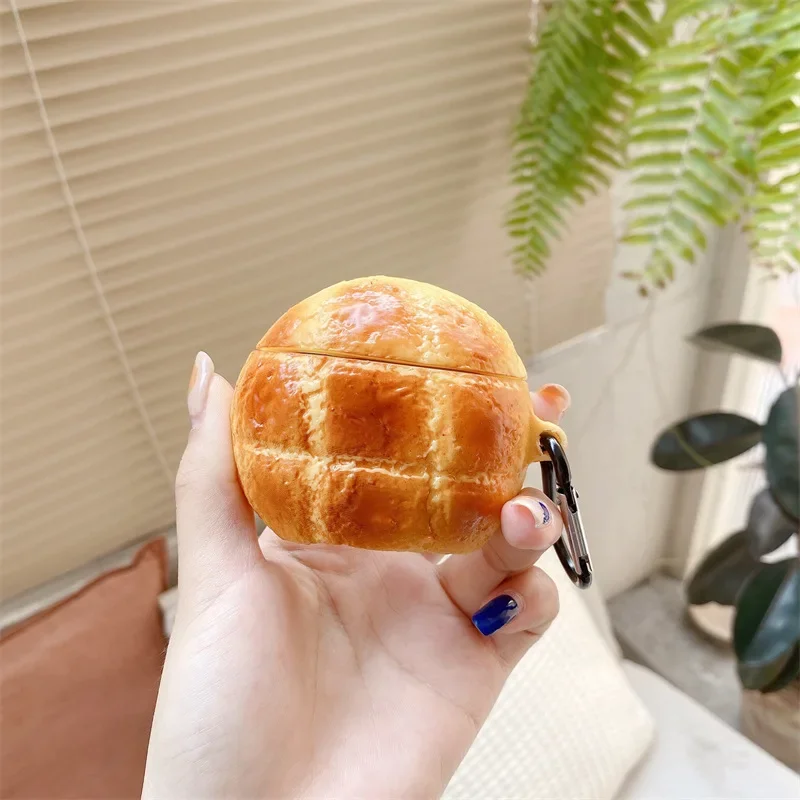 Pineapple Bread Case for AirPods 4 Airpod 1 2 3 Pro Pro2 Bluetooth Earbuds Charging Box Protective Earphone Case Cover
Pineapple Bread Case for AirPods 4 Airpod 1 2 3 Pro Pro2 Bluetooth Earbuds Charging Box Protective Earphone Case Cover