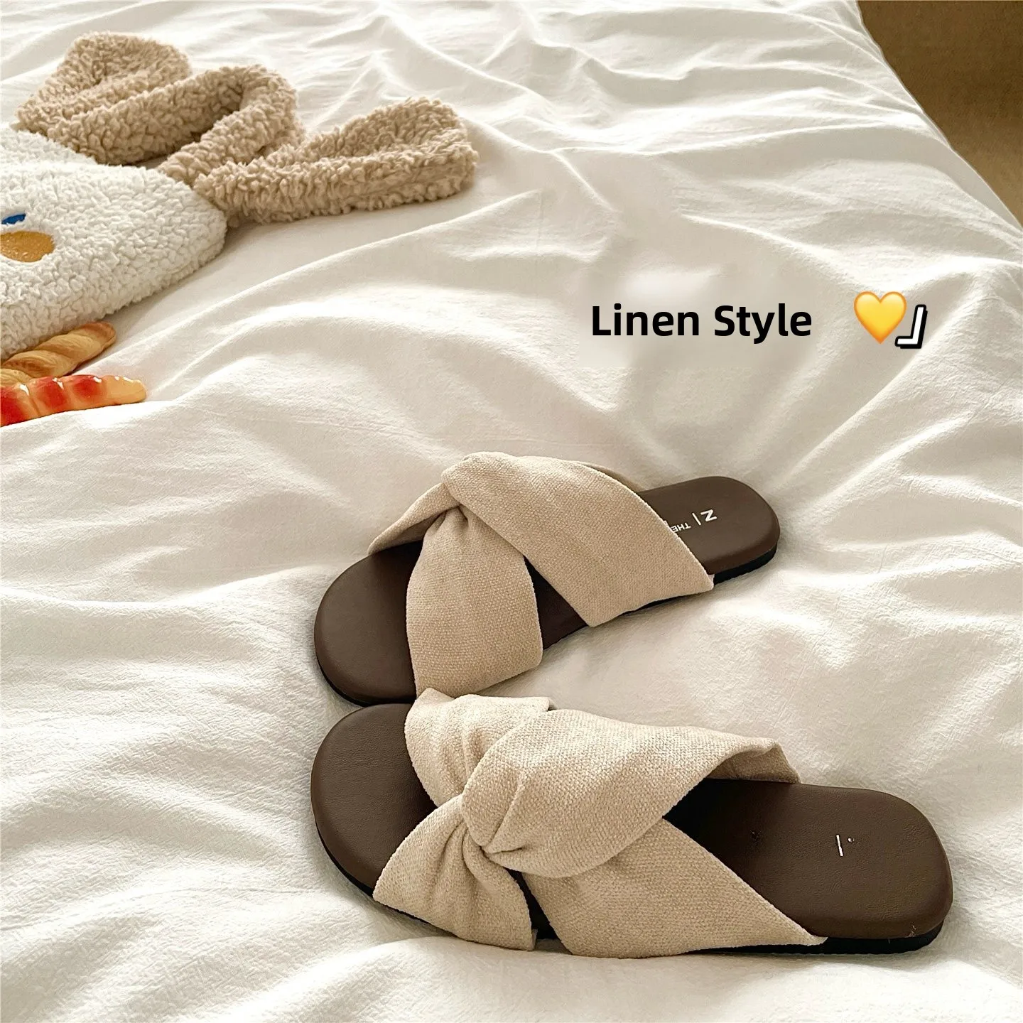 Knot Linen Texture Breathable Holiday Thong Slippers Women Outdoor Wear Anti-Slip Summer Flat Sandals Korean Style Hollow out
Knot Linen Texture Breathable Holiday Thong Slippers Women Outdoor Wear Anti-Slip Summer Flat Sandals Korean Style Hollow out
