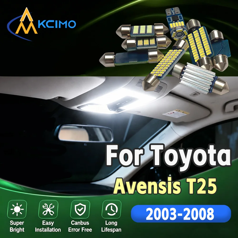 For Toyota Avensis T25 2003-2008 Vehicle Specific Canbus LED Interior Reading Door Map Light Bulbs Indoor Lamp Accessories
For Toyota Avensis T25 2003-2008 Vehicle Specific Canbus LED Interior Reading Door Map Light Bulbs Indoor Lamp Accessories
