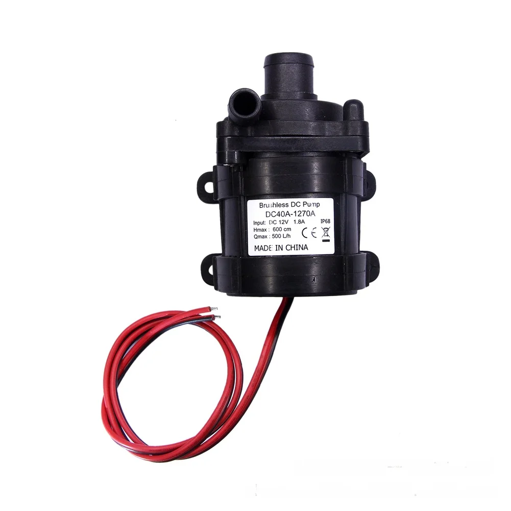 DC12V Brushless Water Pump 500L/H 6M Head IP68 Waterproof For Mattress Heating Food Industrial Booster Pumps Tool Accessory
DC12V Brushless Water Pump 500L/H 6M Head IP68 Waterproof For Mattress Heating Food Industrial Booster Pumps Tool Accessory