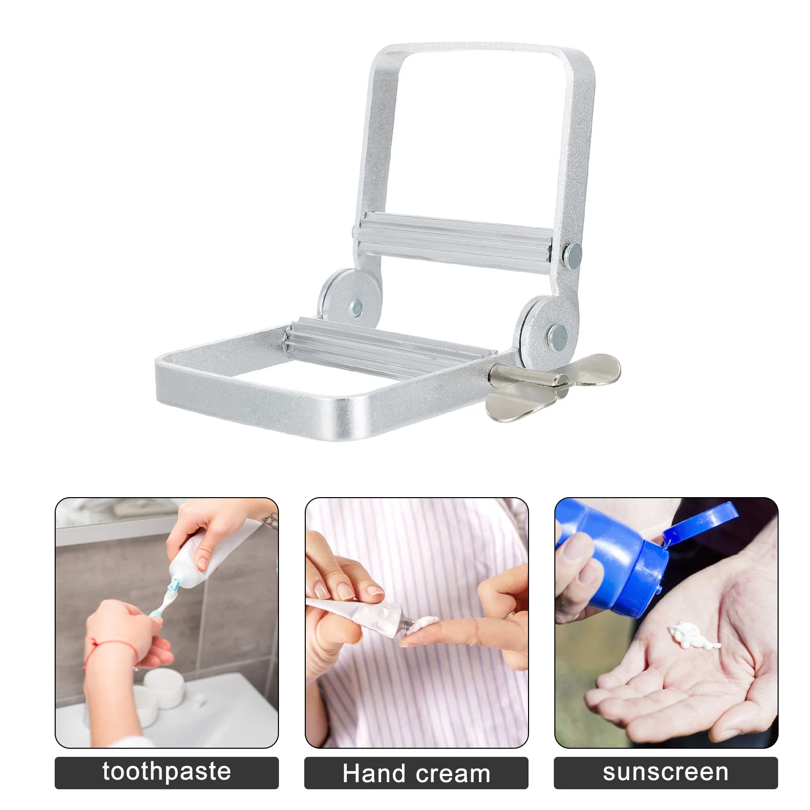 Toothpaste Tube Squeezer Aluminum Alloy Metal for Paint Hair Dye Cosmetics Ointment Oil Paste Salon and Home Supplies
Toothpaste Tube Squeezer Aluminum Alloy Metal for Paint Hair Dye Cosmetics Ointment Oil Paste Salon and Home Supplies