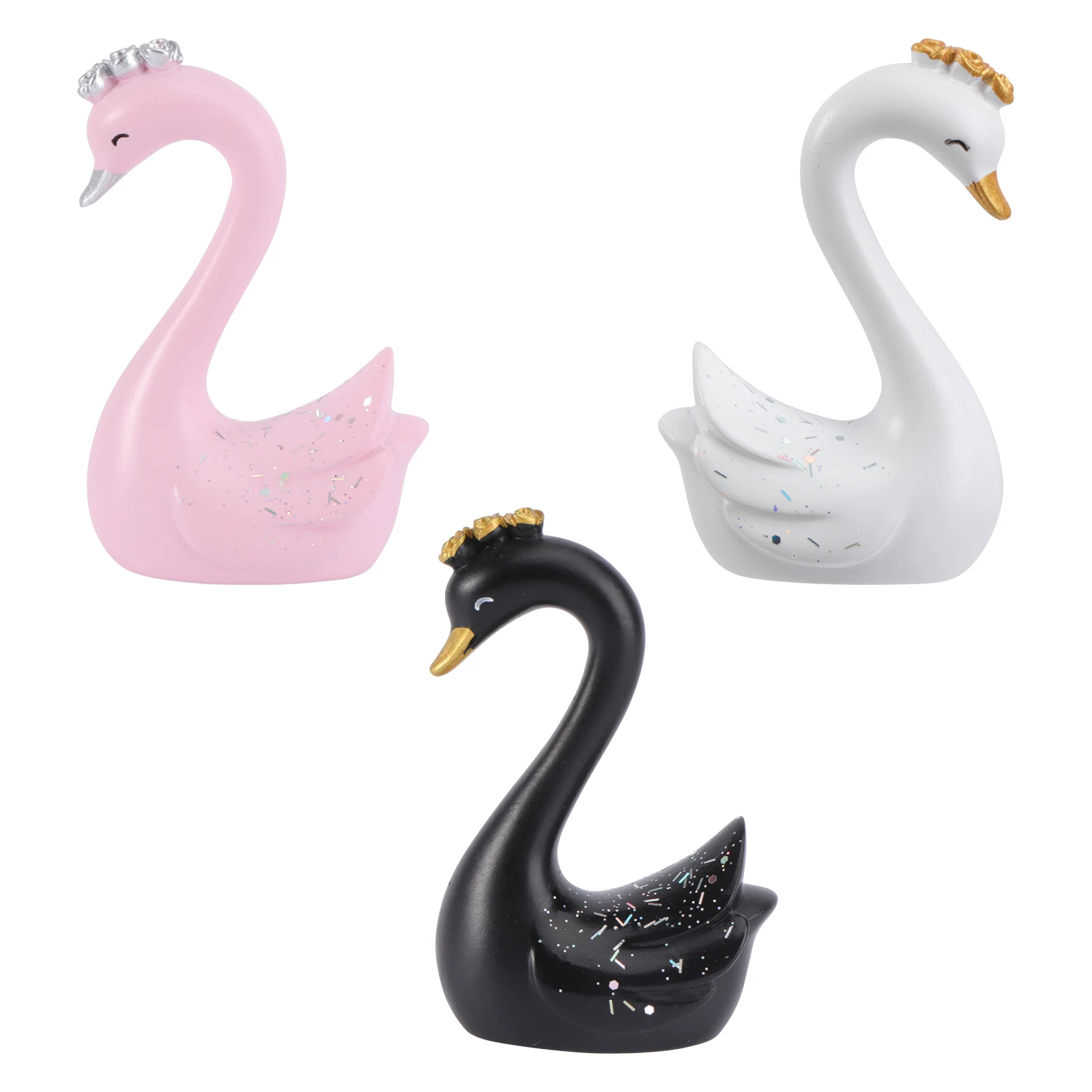 3Pcs Resin Swan Craft Adornment Elegant Desktop Car Interior Decoration Cake Topper Cake Swan Topper Decor Desktop Adornment
3Pcs Resin Swan Craft Adornment Elegant Desktop Car Interior Decoration Cake Topper Cake Swan Topper Decor Desktop Adornment