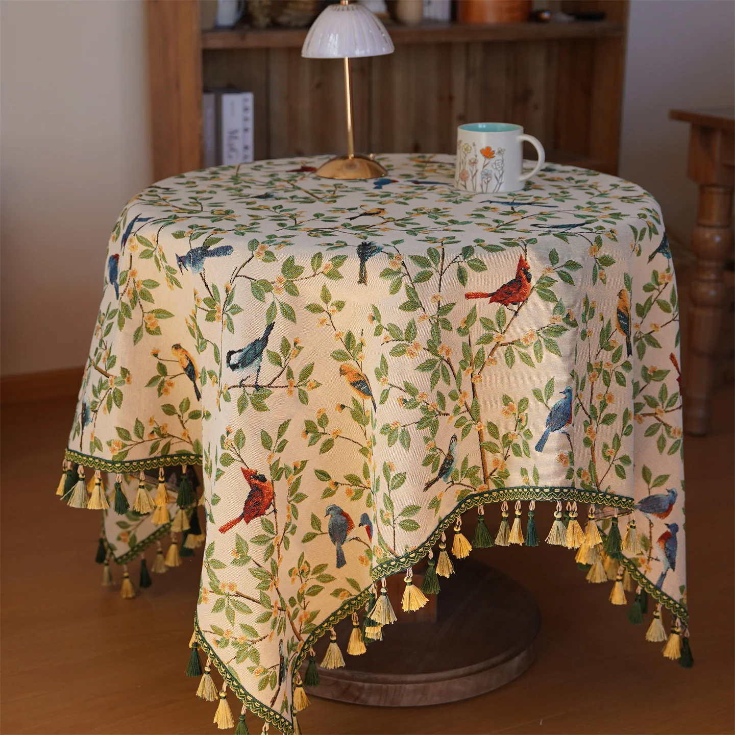 DSA retro restaurant tablecloth simple high-end feeling flower and bird atmosphere tablecloth coffee table cover dining table
DSA retro restaurant tablecloth simple high-end feeling flower and bird atmosphere tablecloth coffee table cover dining table
