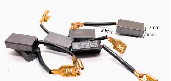 5pairs Carbon Brush for Long Brand 180 Angle Grinder - 6x12x20 with Wire, High Performance Replacement Carbon Brush
5pairs Carbon Brush for Long Brand 180 Angle Grinder - 6x12x20 with Wire, High Performance Replacement Carbon Brush