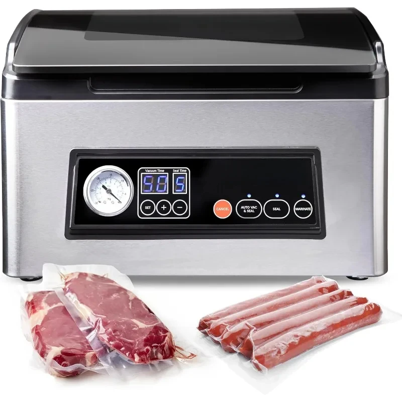 Ultra Series USV32: Premium Chamber Vacuum Sealer Machine High-Performance Vacuum Chamber Sealer for Professional and Home Use
Ultra Series USV32: Premium Chamber Vacuum Sealer Machine High-Performance Vacuum Chamber Sealer for Professional and Home Use