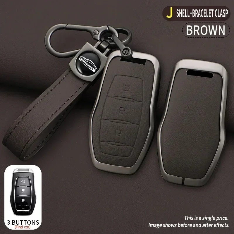 Zinc alloy car smart remote key cover case Holder key bag shell protector fob for Dongfeng scenery 580 auto interior accessories
Zinc alloy car smart remote key cover case Holder key bag shell protector fob for Dongfeng scenery 580 auto interior accessories