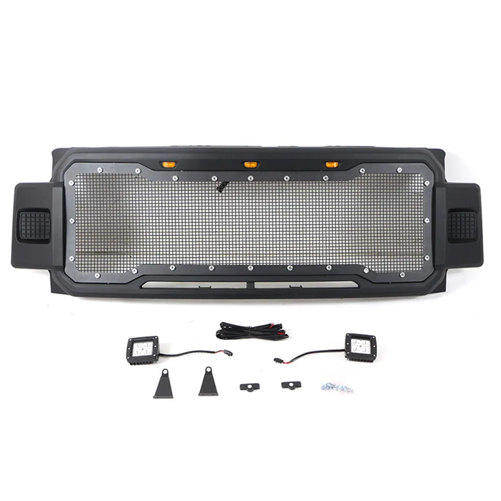 Matte Black Front Grille For Ford F250 F350 2017-2020 Iron Ware Racing Grill with LED Light
Matte Black Front Grille For Ford F250 F350 2017-2020 Iron Ware Racing Grill with LED Light