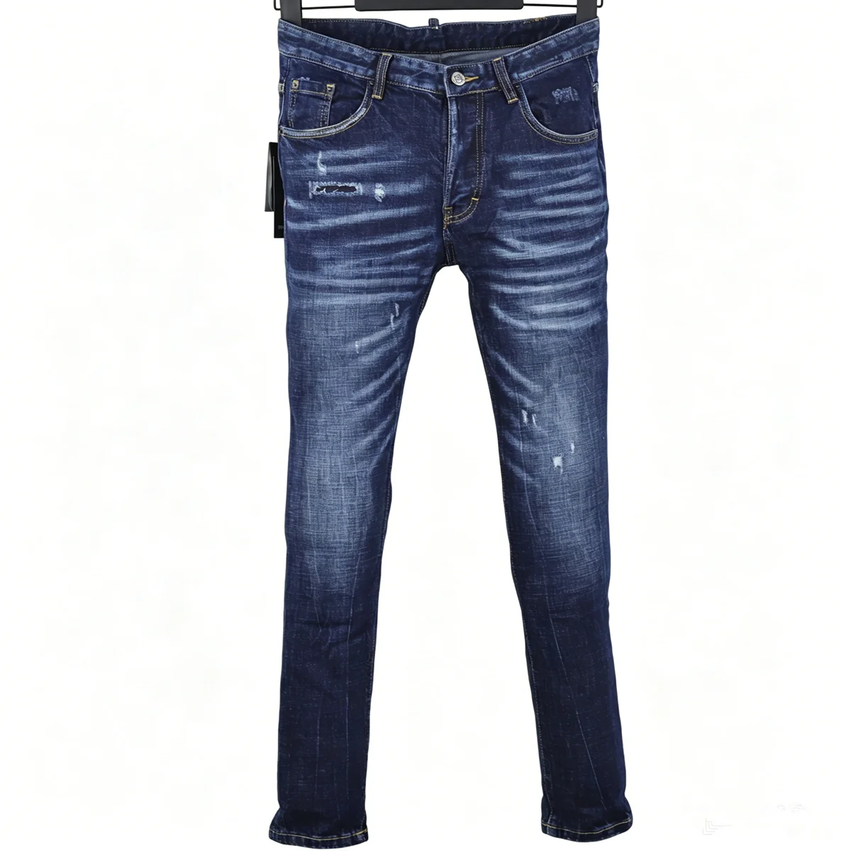 6045 Four Seasons New Men's Jeans Fashion Ripped Ink Paint Slim-fit Skinny Blue Jeans for Men
6045 Four Seasons New Men's Jeans Fashion Ripped Ink Paint Slim-fit Skinny Blue Jeans for Men
