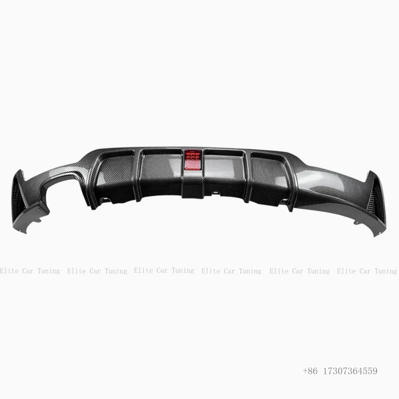 Carbon Fiber Look Car Parts Single Sides Double Outlet Rear Diffuser with LED for BMW 4Series F32 F36 2014-2019
Carbon Fiber Look Car Parts Single Sides Double Outlet Rear Diffuser with LED for BMW 4Series F32 F36 2014-2019