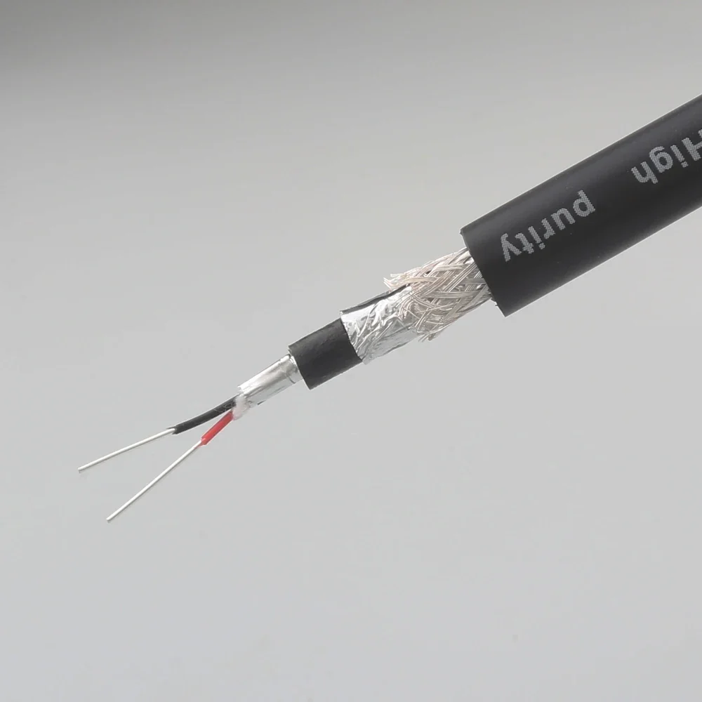 Audiophile Pure Silver Audiocrast IC25 HiFi Audio Line 2 Cores Signal Bulk Cable DIY RCA / XLR Balance Cables Pure silver cable
Audiophile Pure Silver Audiocrast IC25 HiFi Audio Line 2 Cores Signal Bulk Cable DIY RCA / XLR Balance Cables Pure silver cable