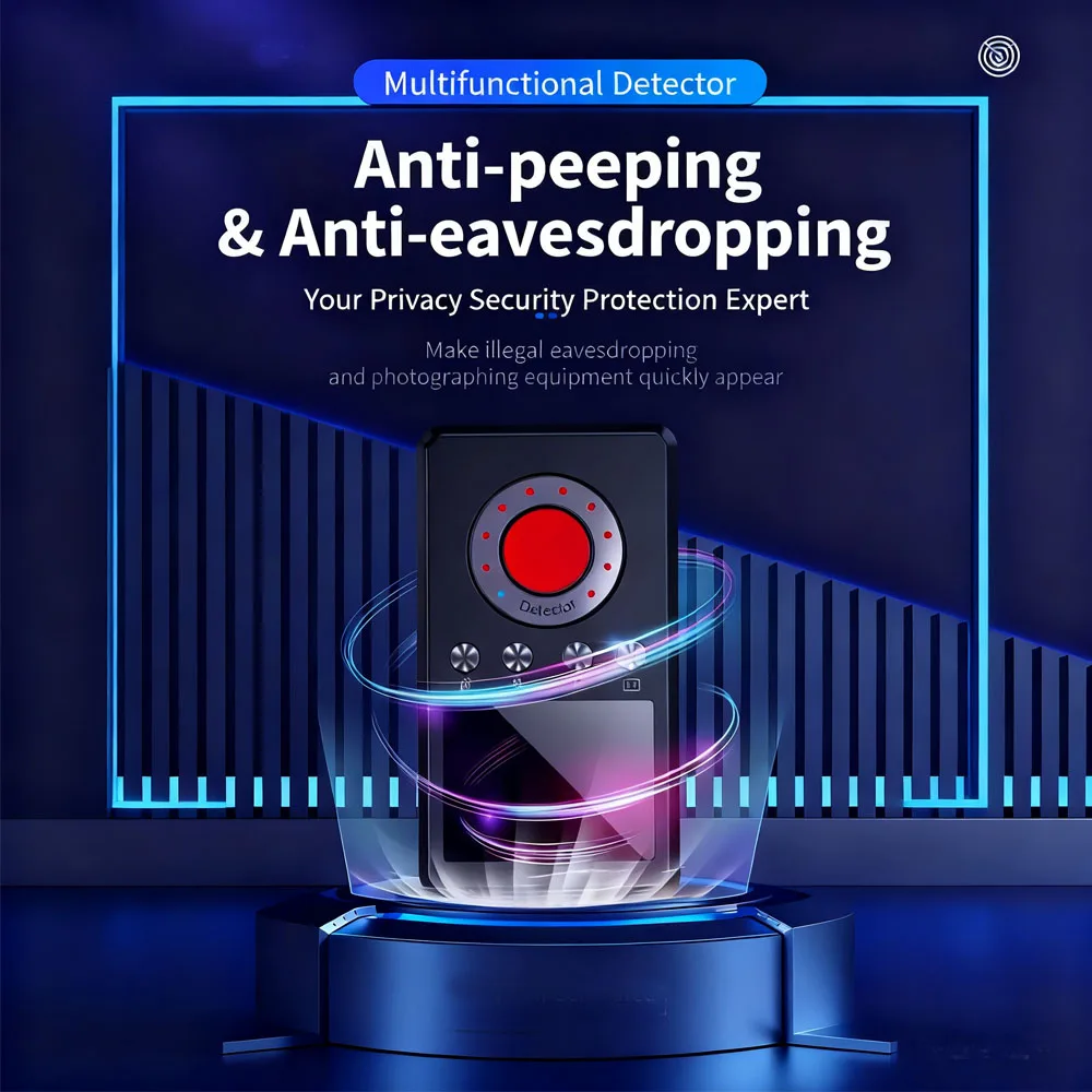 Spy Gear Hunter Signal Detector Wireless Cameras GPS Tracker Scanner Bugging Device Finder Portable Candid Device with LED Alert
Spy Gear Hunter Signal Detector Wireless Cameras GPS Tracker Scanner Bugging Device Finder Portable Candid Device with LED Alert