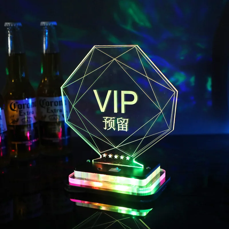 Bar luminous reserved table card, nightclub booth reserved card, LED reserved seat, acrylic diamond VIP reservation table
Bar luminous reserved table card, nightclub booth reserved card, LED reserved seat, acrylic diamond VIP reservation table