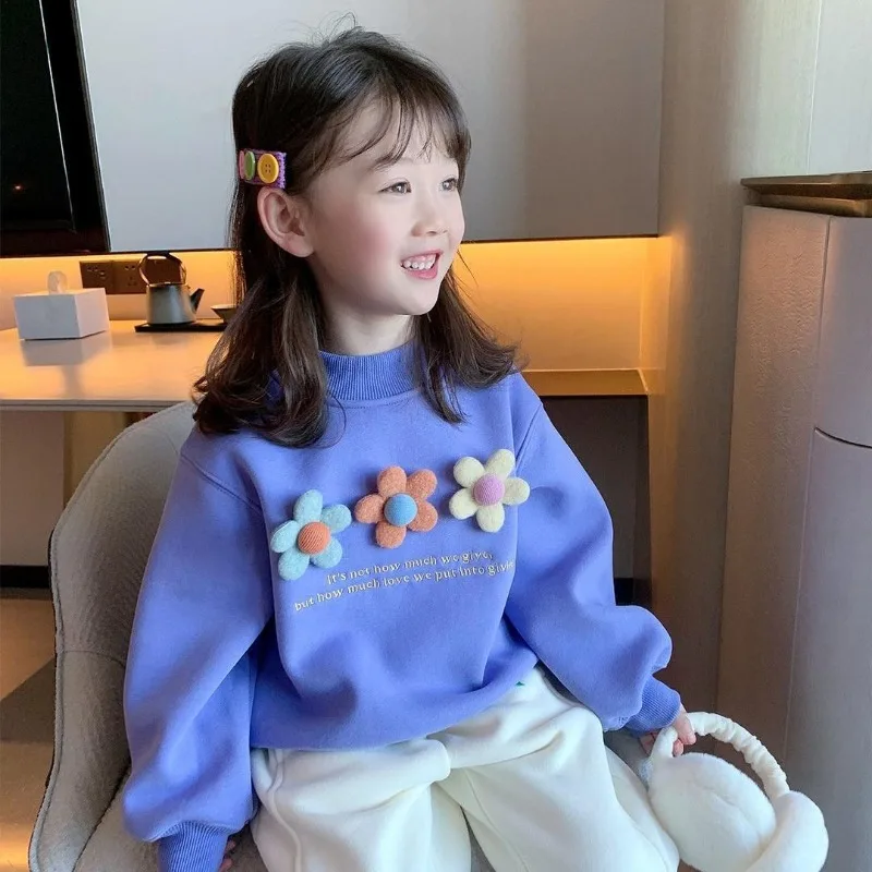 2025 New Girl Hoodies with Flower Kids Long Sleeved Cute Tops Cotton Baby Casual Sweatshirts Spring Autumn 2 4 6 8 10
2025 New Girl Hoodies with Flower Kids Long Sleeved Cute Tops Cotton Baby Casual Sweatshirts Spring Autumn 2 4 6 8 10