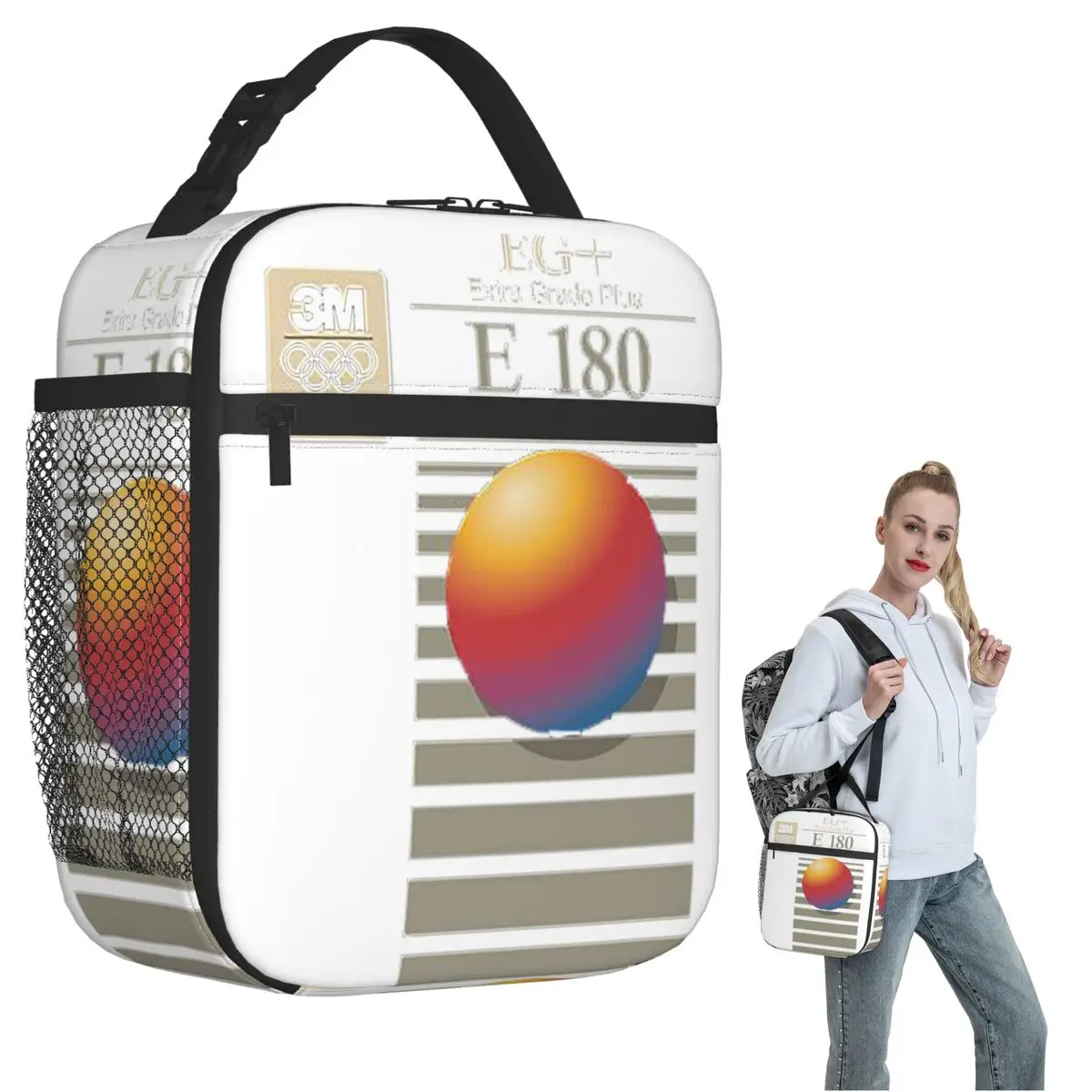 VHS Scotch E180 Insulated Lunch Bag for Women Kids Portable Food Boxes Thermal Lunch Box Tote
VHS Scotch E180 Insulated Lunch Bag for Women Kids Portable Food Boxes Thermal Lunch Box Tote