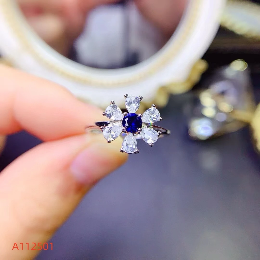 KJJEAXCMY Fine Jewelry Natural Sapphire Flower Women's Ring S925 Pure Silver Exquisite Inlaid High Clarity Support Testing
KJJEAXCMY Fine Jewelry Natural Sapphire Flower Women's Ring S925 Pure Silver Exquisite Inlaid High Clarity Support Testing