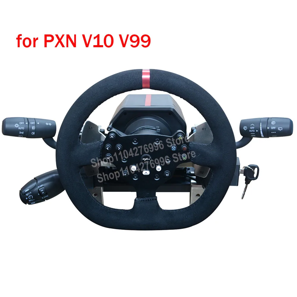 Racing Simulator Steering Wheel Euro/American Truck Turn Signal Wiper Automatic Rebound Cruise Ignition Switch For PXN V10 V99
Racing Simulator Steering Wheel Euro/American Truck Turn Signal Wiper Automatic Rebound Cruise Ignition Switch For PXN V10 V99