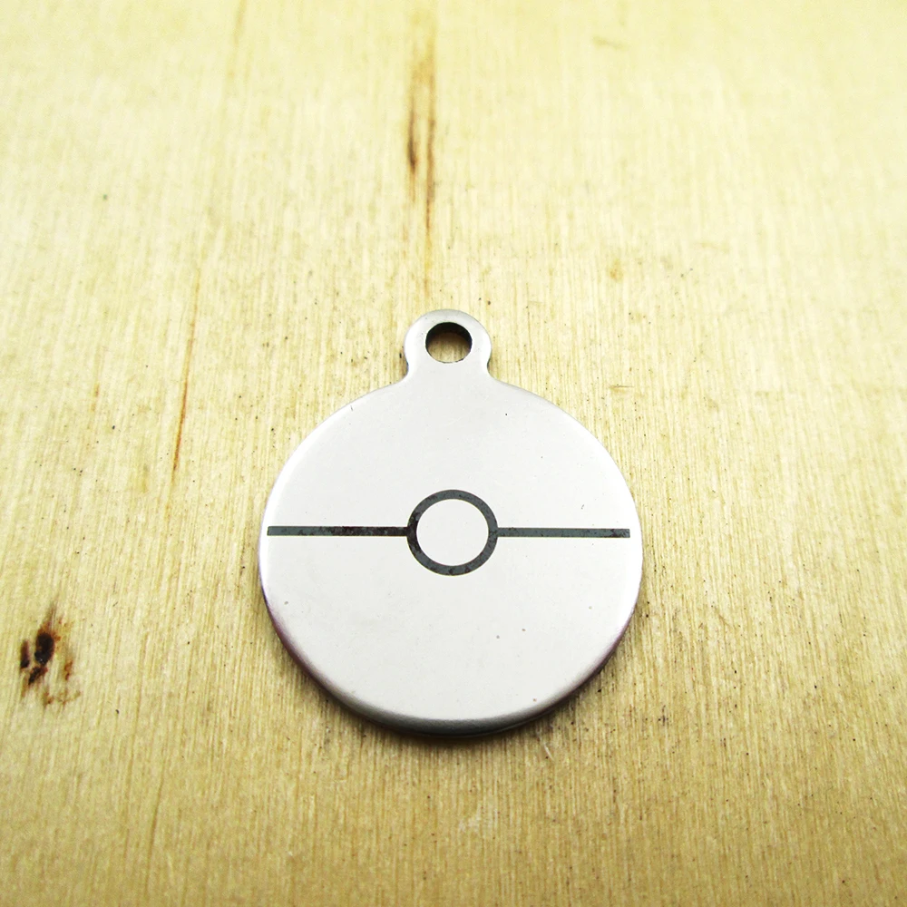 20pcs-Poke Ball stainless steel charms Laser Engraved Customized DIY Charms Pendants
20pcs-Poke Ball stainless steel charms Laser Engraved Customized DIY Charms Pendants