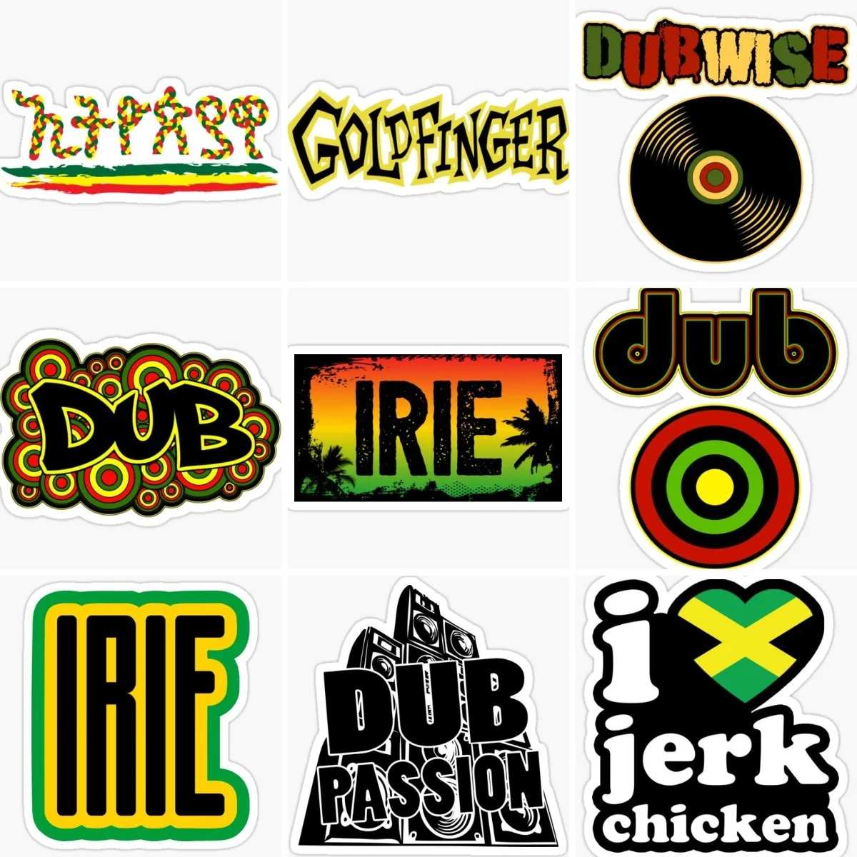 Наклейки с флагом Ямайки, эмблемой, львом, Мотоциклетные аксессуары, аксессуары для кемпера, фургона, велосипеда, внедорожника, шлема, наклейки на стену, аксессуары