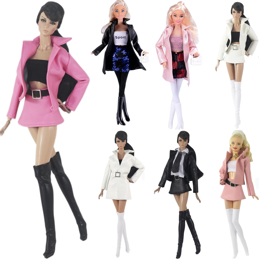 NK Official Fashion Jacket Leather Coat For 11.5 Inch Doll Dress Outfits 1/6 Doll Clothes For Babi 30cm Dolls Accessories JJ
NK Official Fashion Jacket Leather Coat For 11.5 Inch Doll Dress Outfits 1/6 Doll Clothes For Babi 30cm Dolls Accessories JJ