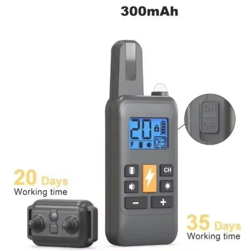 Новый 800 м ошейник для дрессировки собак с дистанционным управлением и дистанционным управлением, электрическим током, вибрацией, водонепроницаемый стопор для лая, товары для домашних животных
Новый 800 м ошейник для дрессировки собак с дистанционным управлением и дистанционным управлением, электрическим током, вибрацией, водонепроницаемый стопор для лая, товары для домашних животных