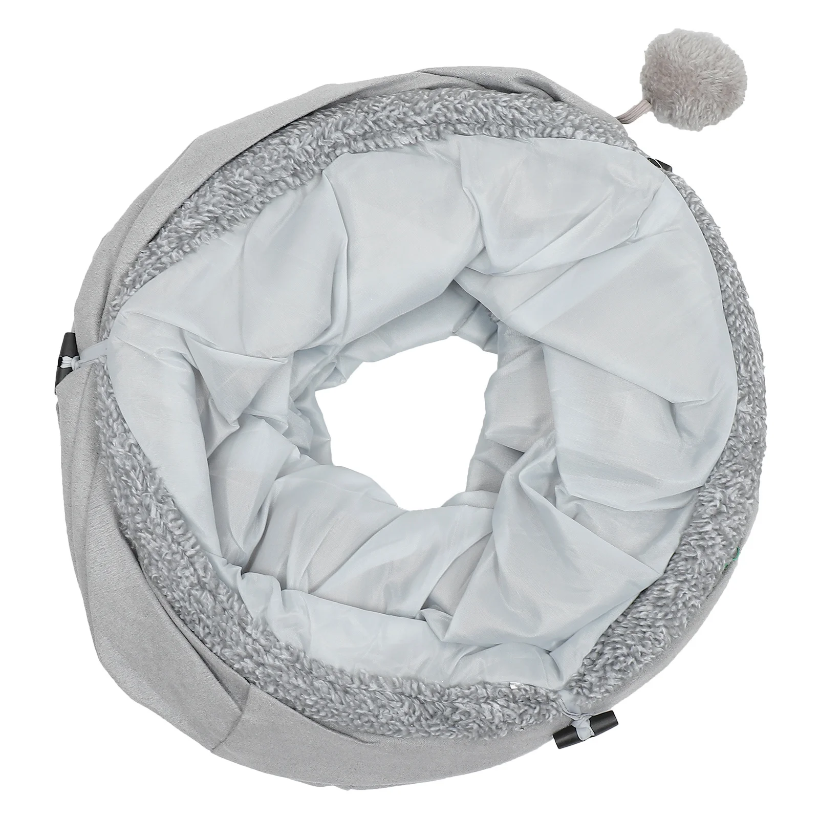 Foldable Cat Nest Tunnel Suede for Small Pets Kittens Puppies Rabbits Size L Grey Portable Spacious Entertainment
Foldable Cat Nest Tunnel Suede for Small Pets Kittens Puppies Rabbits Size L Grey Portable Spacious Entertainment