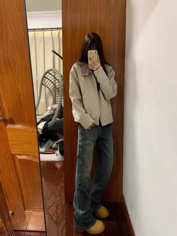 American Retro Flight Jaet Men's Autumn Loose Casual Sle Cool Trendy Workwear Outerwear Youth ular Polyester Fiber
American Retro Flight Jaet Men's Autumn Loose Casual Sle Cool Trendy Workwear Outerwear Youth ular Polyester Fiber