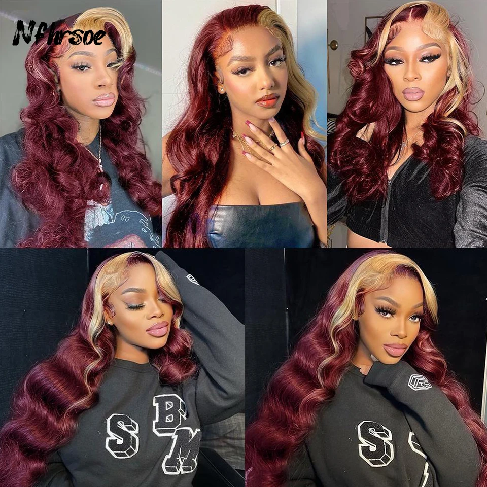Brazilian Colored Human Hair Wig Cosplay Highlight 613 Purple Body Wave Transparent HD Lace Frontal Wigs Pre Plucked 200 Density
Brazilian Colored Human Hair Wig Cosplay Highlight 613 Purple Body Wave Transparent HD Lace Frontal Wigs Pre Plucked 200 Density
