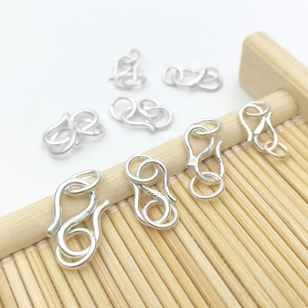 Sterling Silver Clasp DIY Jewelry Accessories Bracelet Connectors Necklace Hook Clasps 925 Man
Sterling Silver Clasp DIY Jewelry Accessories Bracelet Connectors Necklace Hook Clasps 925 Man