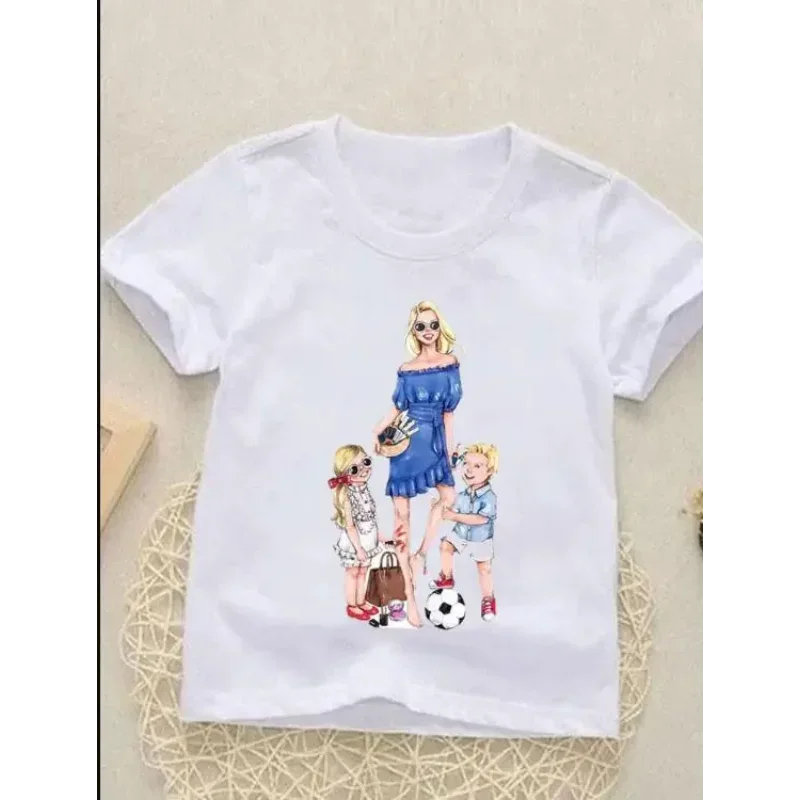 Trend Love Mom Printed Tees Tops Top Girls Boys Cartoon Children Short Sleeve Clothes Summer O-neck Kids Outfits T-shirts
Trend Love Mom Printed Tees Tops Top Girls Boys Cartoon Children Short Sleeve Clothes Summer O-neck Kids Outfits T-shirts