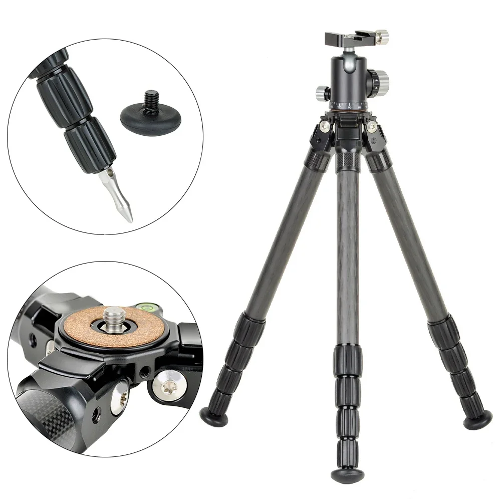 Multifunctional camera tripod 360 ball head lightweight carbon professional camera tripod
Multifunctional camera tripod 360 ball head lightweight carbon professional camera tripod