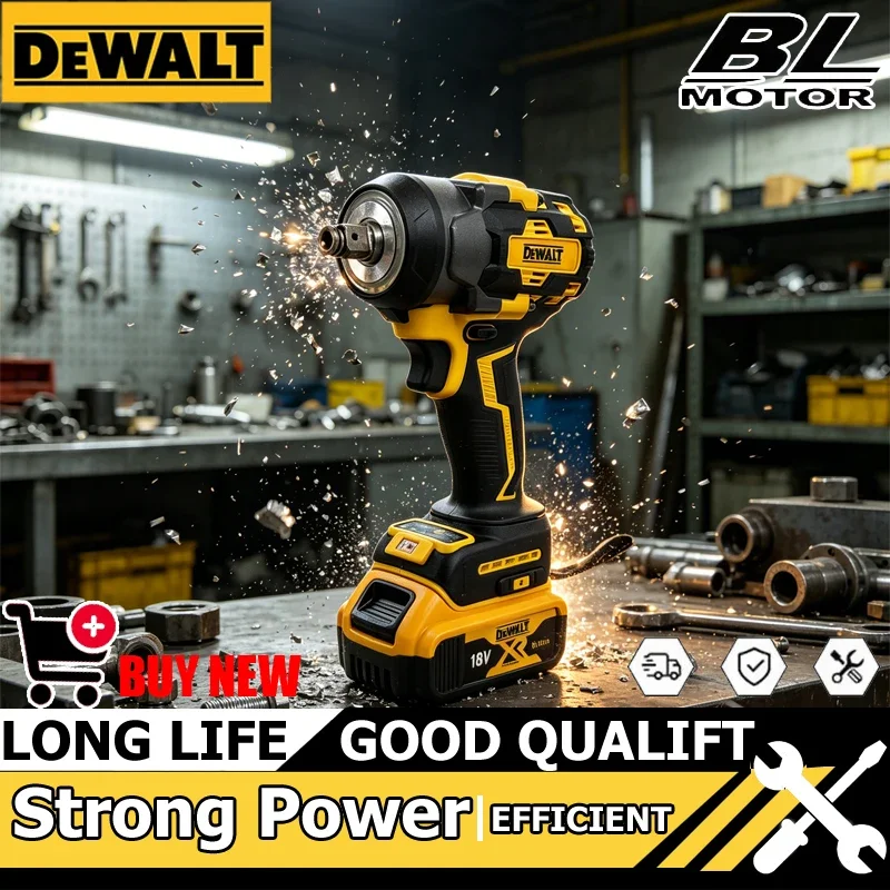 Бесщеточный гайковерт DeWALT с литиевой батареей, инструмент для ремонта автомобилей и электрических работ
Бесщеточный гайковерт DeWALT с литиевой батареей, инструмент для ремонта автомобилей и электрических работ