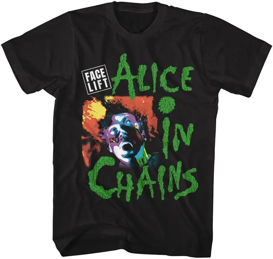 Alice in Chains Facelift Tour '91 Футболка с короткими рукавами и принтом спереди и сзади для взрослых Футболка с графическим рисунком в винтажном стиле Новые модные футболки
Alice in Chains Facelift Tour '91 Футболка с короткими рукавами и принтом спереди и сзади для взрослых Футболка с графическим рисунком в винтажном стиле Новые модные футболки