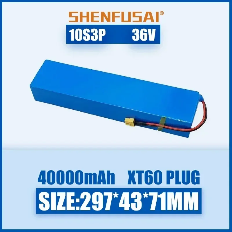 2024 Upgraded 36V 18650 10S3P suitable for electric scooters, bicycles, electric scooters XT60 replaceable plugs
2024 Upgraded 36V 18650 10S3P suitable for electric scooters, bicycles, electric scooters XT60 replaceable plugs