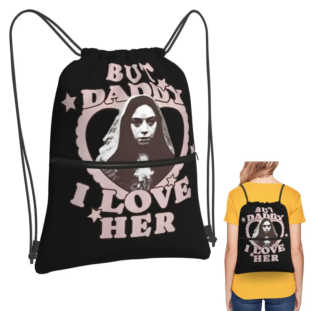 But Daddy I Love Her Aubrey Plaza Is Rio Vidal Backpacks Fashion Drawstring Bags Sports Bag Book Bags for Man Woman School
But Daddy I Love Her Aubrey Plaza Is Rio Vidal Backpacks Fashion Drawstring Bags Sports Bag Book Bags for Man Woman School