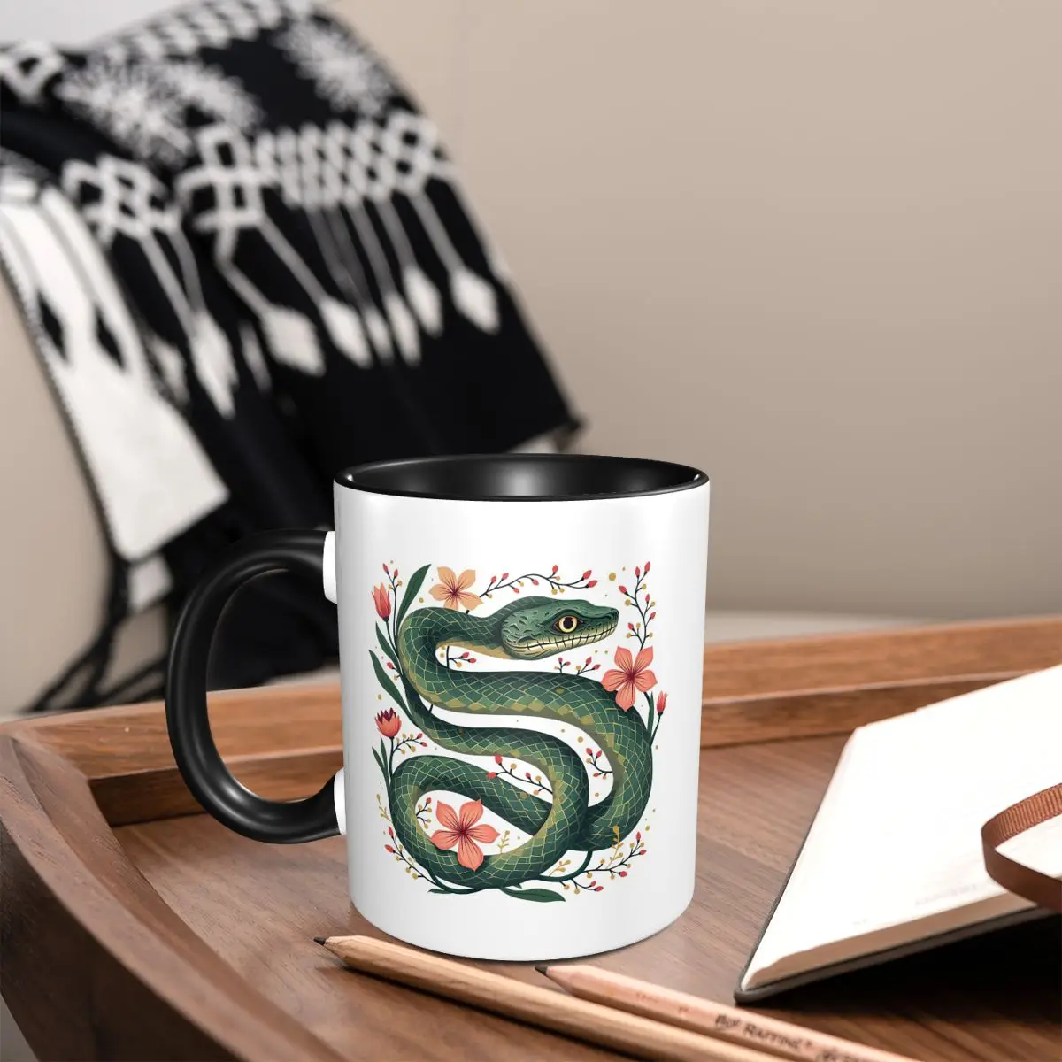 Botanical Serpent Nature Inspired Mug Funny Ceramic Coffee Cups Tea Mugs Milk Cup Drinkware Gifts for Woman Man
Botanical Serpent Nature Inspired Mug Funny Ceramic Coffee Cups Tea Mugs Milk Cup Drinkware Gifts for Woman Man