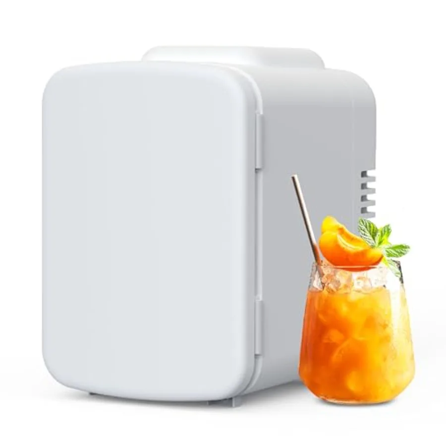 Portable 4L mini fridge for skincare/drinks/food/meds: eco-friendly freon-free cooler warmer, white compact design
Portable 4L mini fridge for skincare/drinks/food/meds: eco-friendly freon-free cooler warmer, white compact design
