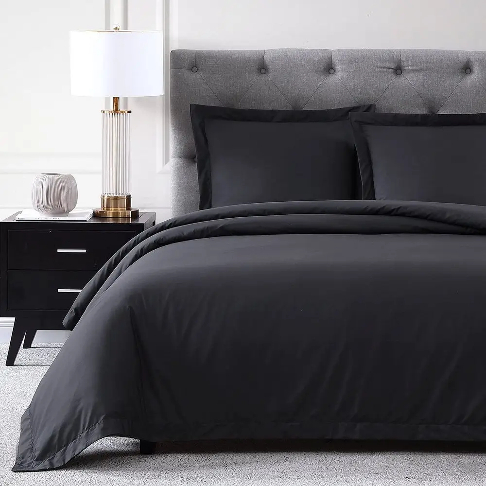 Ultra Percale Hotel Collection Duvet Cover Set 100 Certified Egyptian Cotton, Queen, Carbon
Ultra Percale Hotel Collection Duvet Cover Set 100 Certified Egyptian Cotton, Queen, Carbon